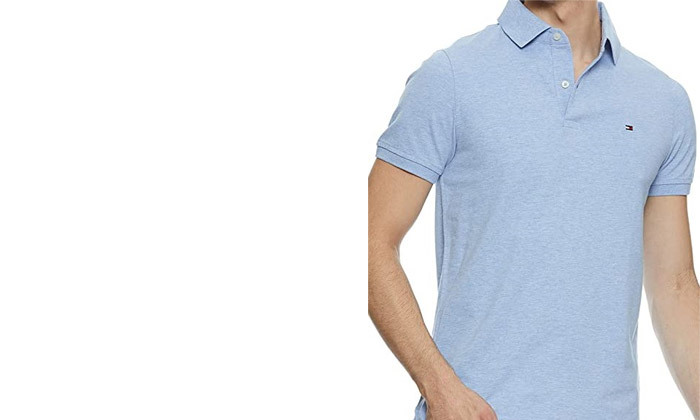 4 חולצת פולו לגברים 100% כותנה TOMMY HILFIGER במבחר צבעים