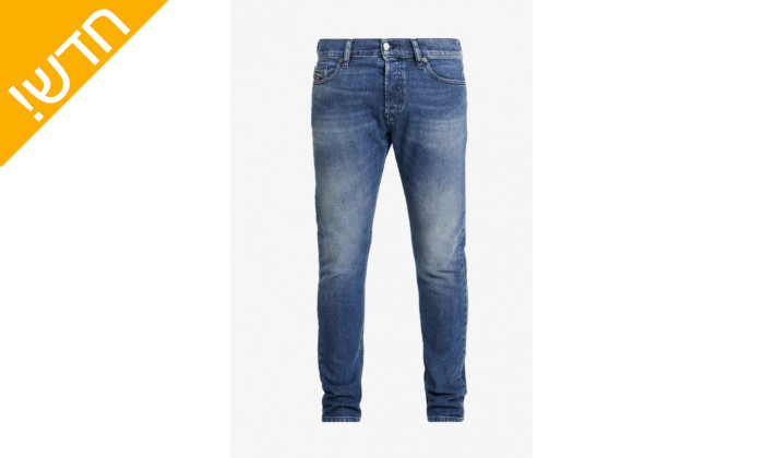 6 מכנסי ג'ינס לגברים דיזל DIESEL דגם D-LUSTER בצבע כחול ובאורך 34