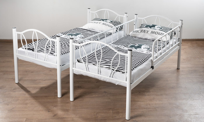 3 מיטת קומתיים Twins Design דגם פפאיה