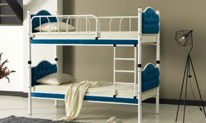 4 מיטת קומתיים ממתכת Twins Design דגם מליסה