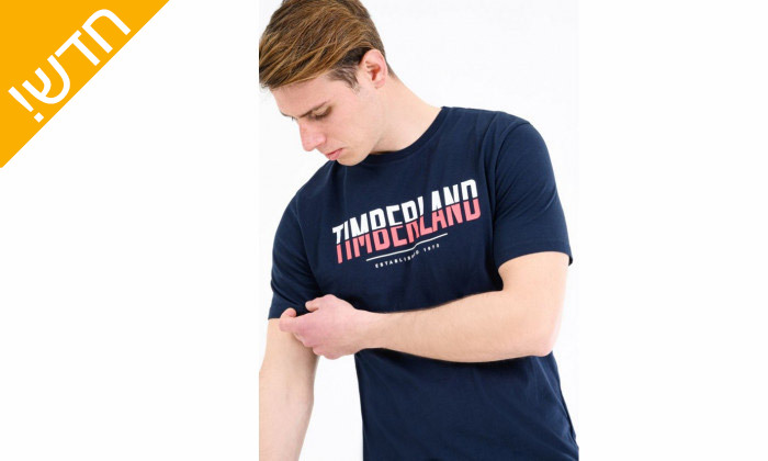 1 חולצת Timberland טימברלנד לגבר 100% כותנה 