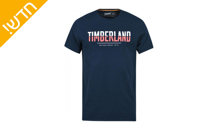 3 חולצת Timberland טימברלנד לגבר 100% כותנה 