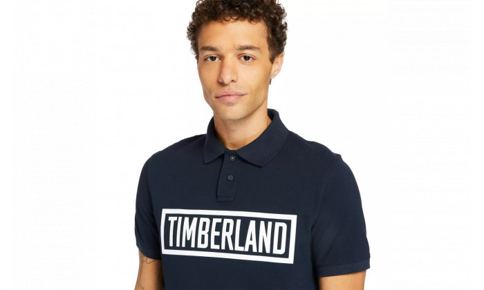 5 חולצת פולו כחולה לגברים 100% כותנה טימברלנד Timberland