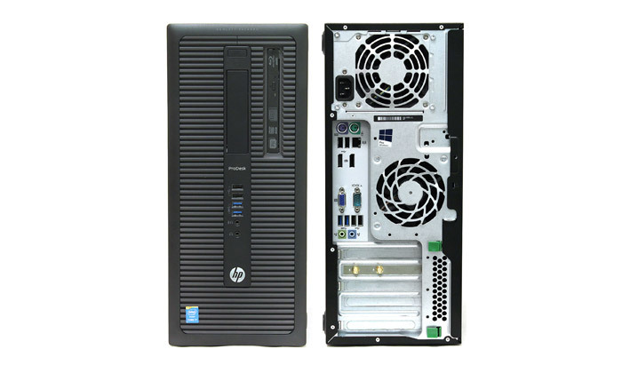 3 מחשב נייח מחודש HP דגם 600 G1 מסדרת EliteDesk עם זיכרון 16GB ומעבד i5