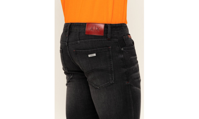4 ג'ינס סקיני שחור לגבר Armani Exchange, דגם Denim 5 Pockets 