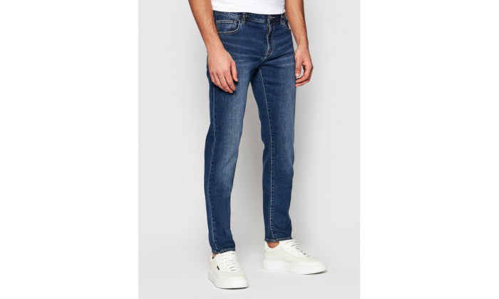 3 ג'ינס סקיני כחול לגבר Armani Exchange, דגם Denim 5 Pockets 