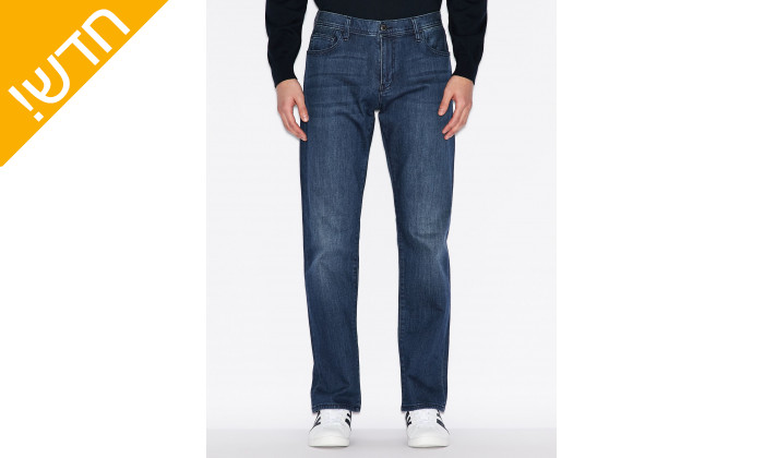 3 ג'ינס לגבר Armani Exchange, דגם Denim 5 Pockets 