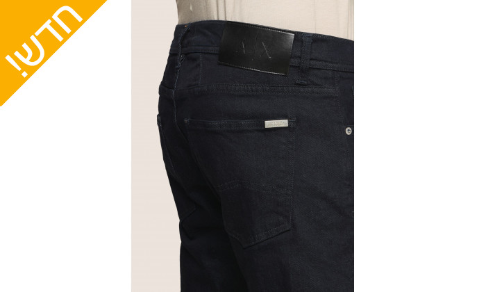 5 ג'ינס שחור לגבר Armani Exchange, דגם Denim 5 Pockets 