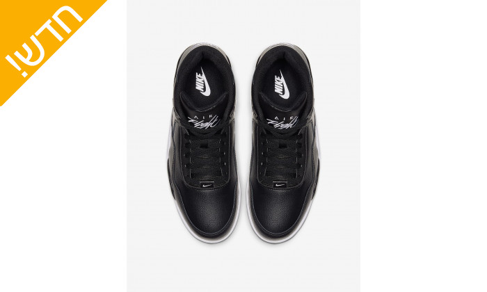 6 נעלי סניקרס גבוהות לגברים Nike דגם SFLIGHT LEGACY בצבע שחור-לבן