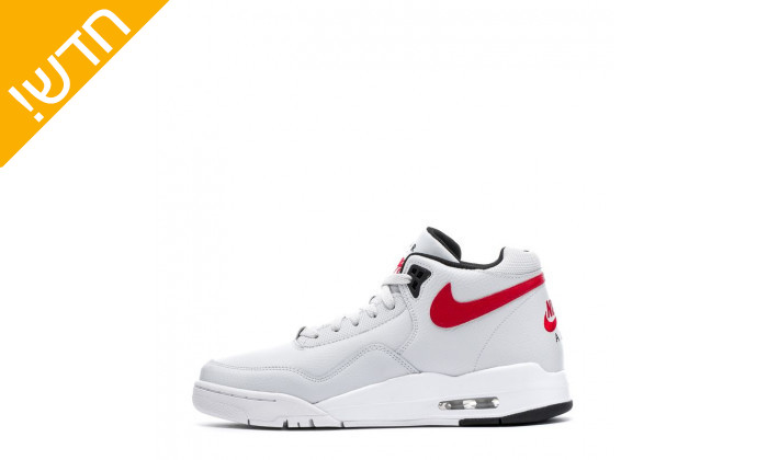 4 נעלי סניקרס גבוהות לגברים Nike דגם SFLIGHT LEGACY בצבע לבן-אדום