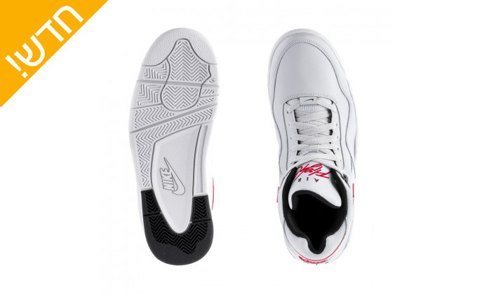 5 נעלי סניקרס גבוהות לגברים Nike דגם SFLIGHT LEGACY בצבע לבן-אדום