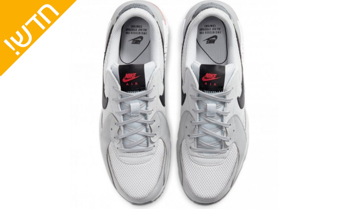 6 נעליים לגברים נייקי Nike דגם AIR MAX EXCEE בצבע אפור