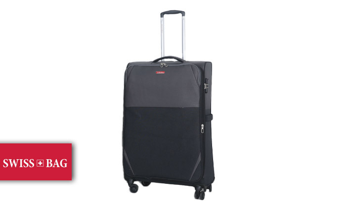 2 מזוודה מתרחבת 28 אינץ' SWISS BAG במשקל 3.3 ק"ג - צבעים לבחירה