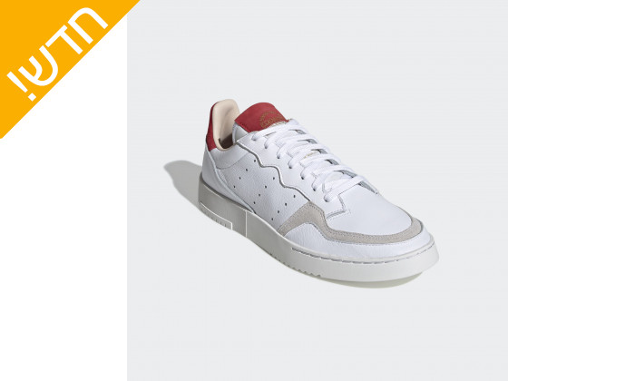6 נעלי סניקרס לגברים אדידס adidas בצבע לבן-אדום