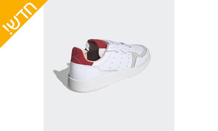 7 נעלי סניקרס לגברים אדידס adidas בצבע לבן-אדום
