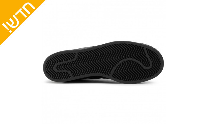5 נעלי סניקרס אדידס לגברים adidas דגם SUPERSTAR בצבע שחור