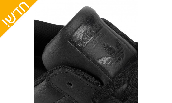 8 נעלי סניקרס אדידס לגברים adidas דגם SUPERSTAR בצבע שחור