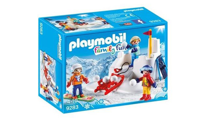 3  סט פליימוביל playmobil: קרב כדורי שלג 9283