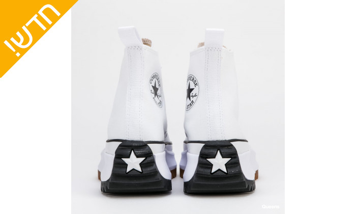 5 נעלי סניקרס קונברס גבוהות לנשים CONVERSE דגם RUN STAR HIKE OX