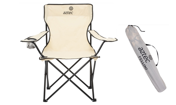 4 כיסא חוף מתקפל, דגם FELLINI בצבע לבחירה