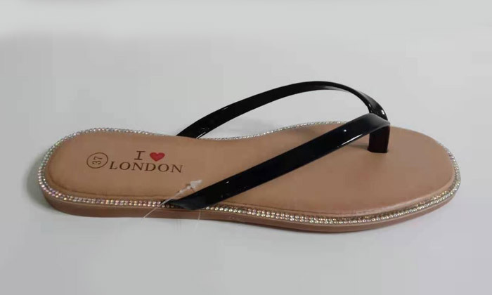 4 3 זוגות כפכפים לנשים ונערות I LOVE LONDON - צבעים לבחירה