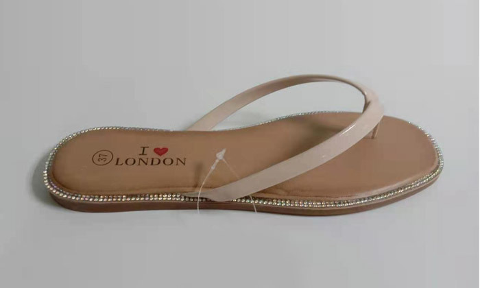 7 3 זוגות כפכפים לנשים ונערות I LOVE LONDON - צבעים לבחירה