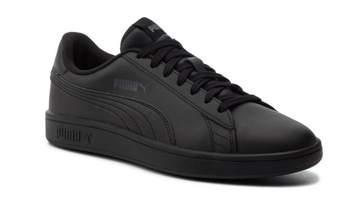 4 נעלי סניקרס שחורות לגברים פומה Puma דגם SMASH v2 L