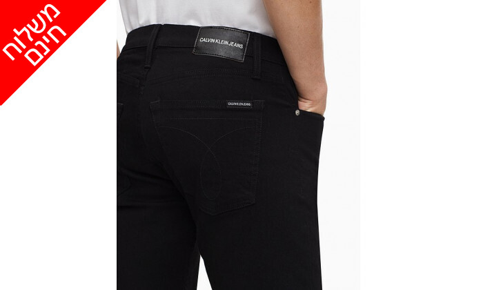 4 מכנסי ג'ינס לגברים קלווין קליין Calvin Klein בגזרת SLIM FIT