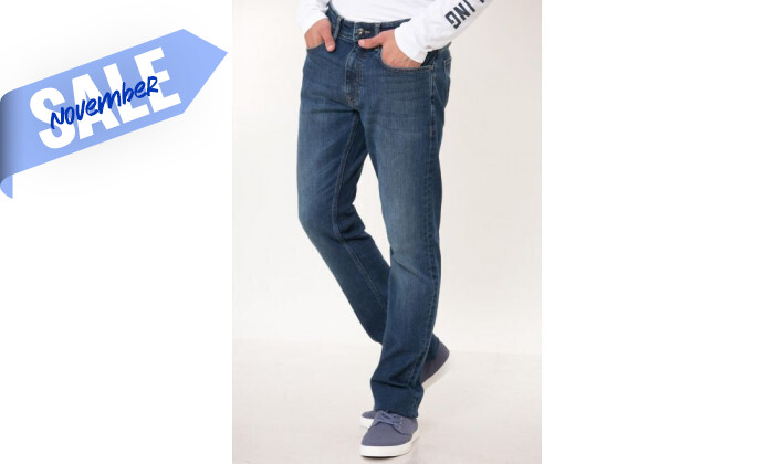 2 מכנסי ג'ינס נאוטיקה לגברים NAUTICA