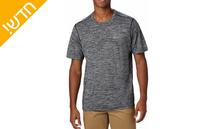 6 חולצת טי שירט מנדפת זיעה לגבר קולומביה Columbia - מידות וצבעים לבחירה 6 חולצת טי שירט מנדפת זיעה לגבר קולומביה Columbia - מידות וצבעים לבחירה