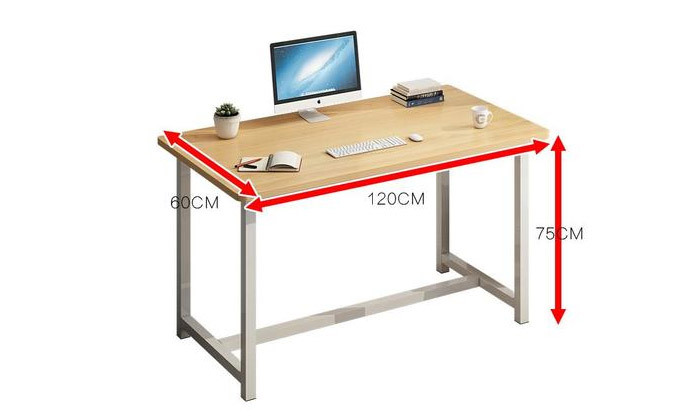 3 שולחן מחשב מלבני, דגם פולו - מידות וצבעים לבחירה