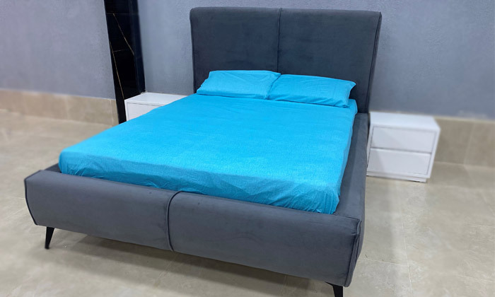 5 מיטה זוגית מרופדת Or Design דגם אלין - צבעים לבחירה