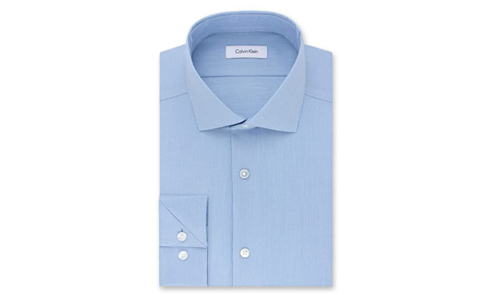 6 חולצה מכופתרת ללא גיהוץ לגברים Calvin Klein - צבע לבחירה