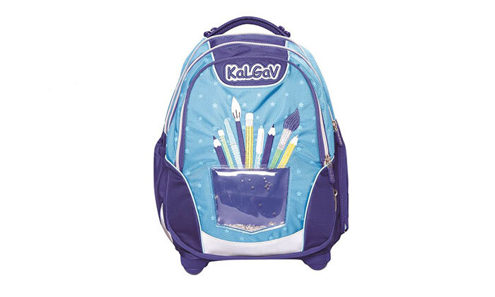 4 תיק קל גב לבית הספר, דגם X Bag עפרונות - צבע לבחירה