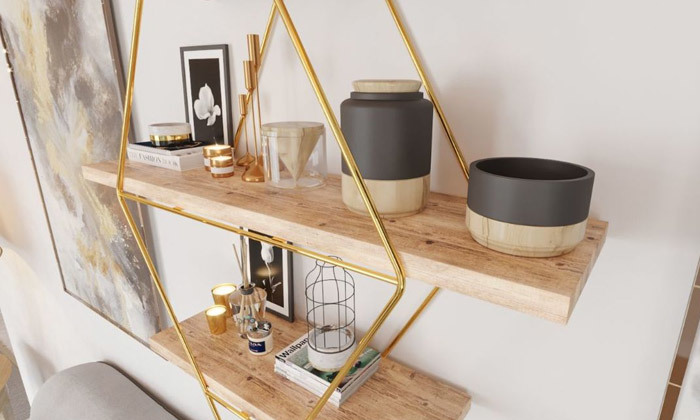 5 מעמד 3 מדפים מעוין במבחר צבעים