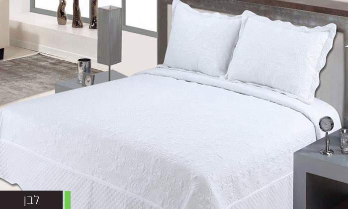 5 סט כיסוי למיטת יחיד וציפית ROMANTEX, דגם דיאנה - צבעים לבחירה
