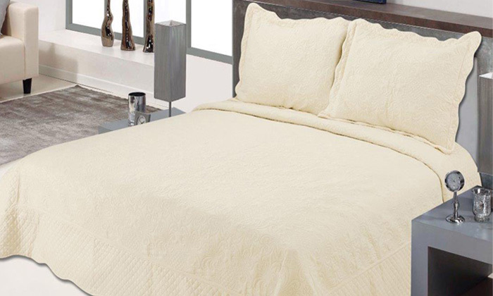 6 סט כיסוי למיטת יחיד וציפית ROMANTEX, דגם דיאנה - צבעים לבחירה