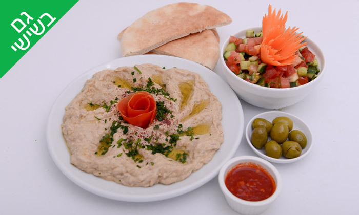 12 ארוחה זוגית בבסמה קפה כולל כוס יין וקינוח, נמל יפו