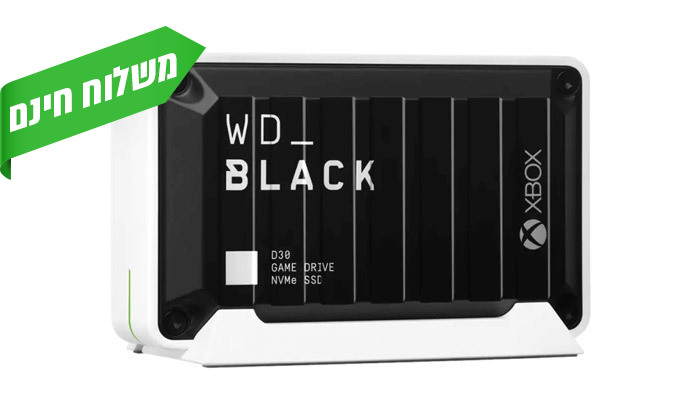 1 כונן חיצוני WD_BLACK בנפח 500GB SSD לקונסולות XBOX - משלוח חינם