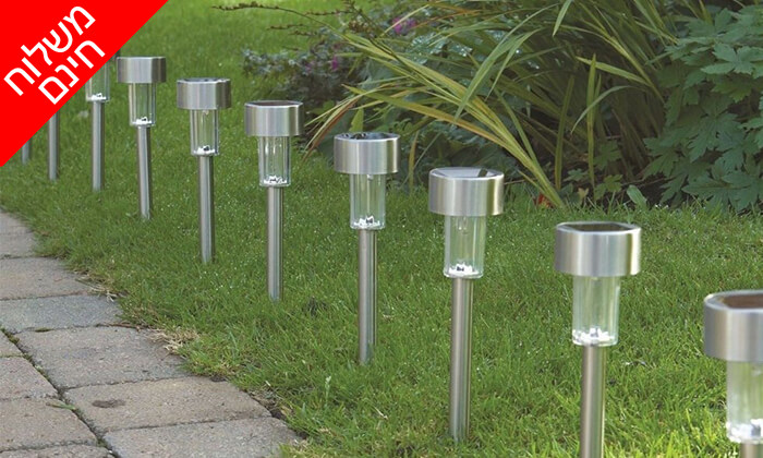 6 מארז 10/20 יחידות דוקרני תאורה מנירוסטה - משלוח חינם 