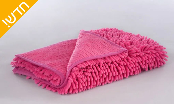 5 שטיחון שאגי נגד החלקה לאמבטיה - צבע לבחירה