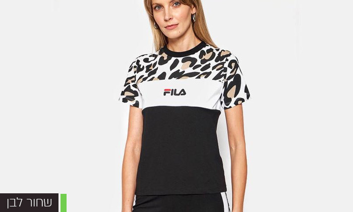 6 חולצת טי שירט לנשים פילה FILA - צבעים לבחירה