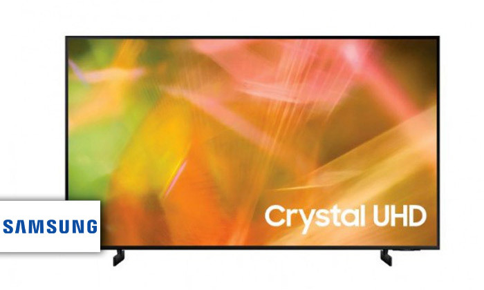 טלוויזיה חכמה 65 אינץ' SAMSUNG, דגם UE65AU8000 מסדרת Crystal UHD