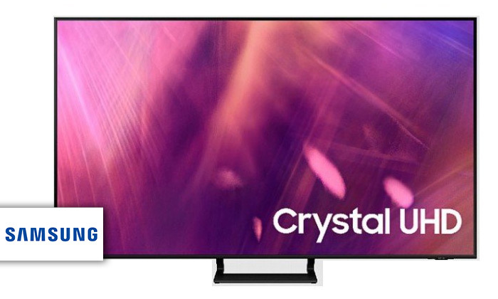 טלוויזיה חכמה 55 אינץ' SAMSUNG, דגם 55AU9000 מסדרת Crystal UHD