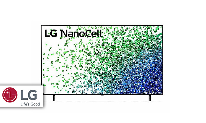 1 טלוויזיה חכמה 55 אינץ' LG NanoCell, דגם 55NANO75VPA 