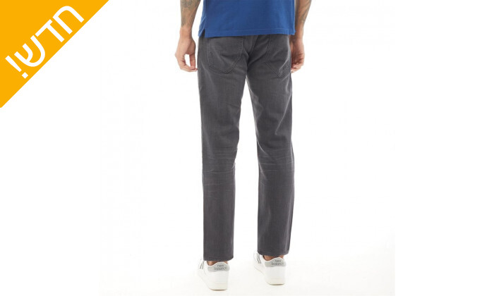 3 מכנסי ג'ינס לגברים דיזל DIESEL דגם THAVAR-XP בצבע אפור