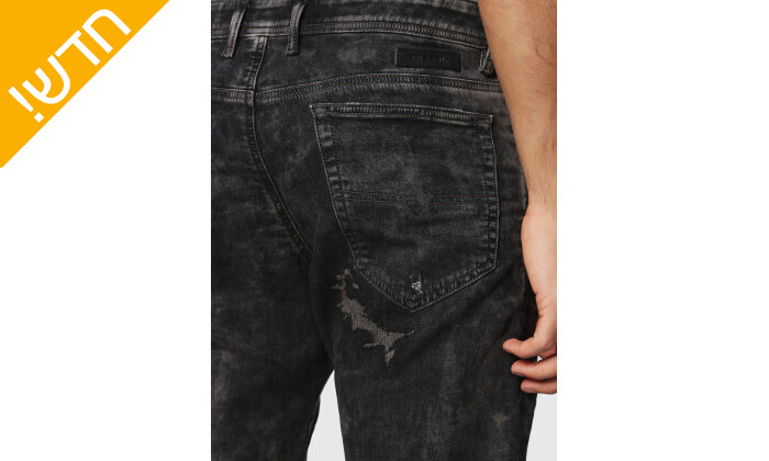 4 מכנסי ג'ינס לגברים דיזל DIESEL דגם Narrot JoggJeans בצבע שחור