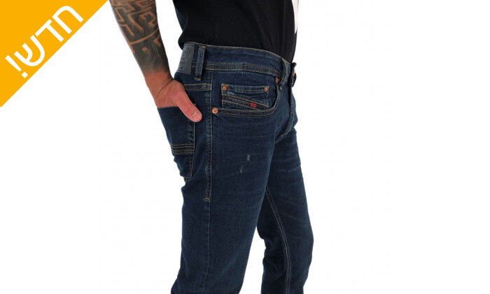 5 מכנסי ג'ינס לגברים דיזל DIESEL דגם ZATINY בצבע כחול