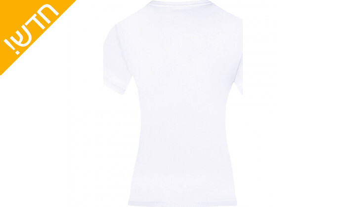 3 חולצת טי שירט בצבע לבן לנשים טומי הילפיגר Tommy Hilfiger
