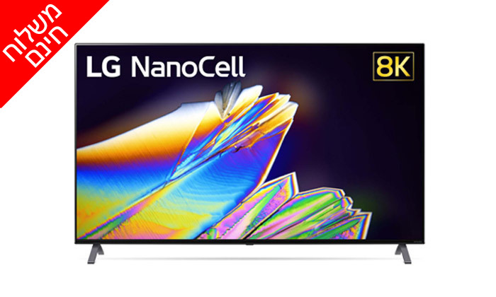 3 טלוויזיה חכמה 65 אינץ' LG מתצוגה דגם 65NANO95